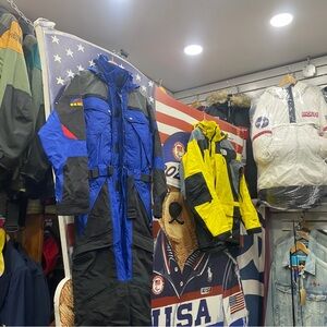 Polo by Ralph Lauren Blue and Black Ski Suit